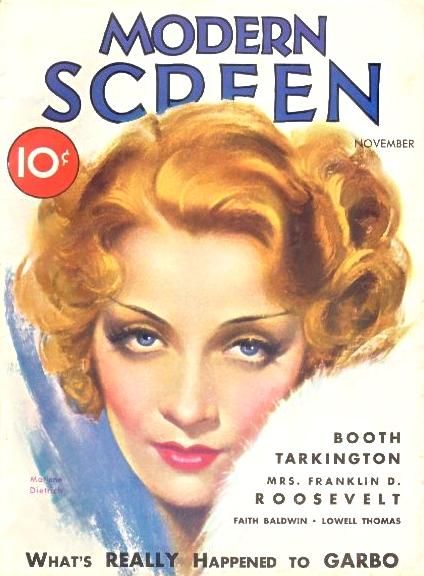 MODERN SCREEN magazine cover Issue 24 November 1932